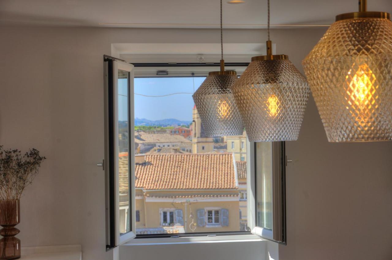 The Heritage Penthouse! Old City Centre Corfu  Bagian luar foto