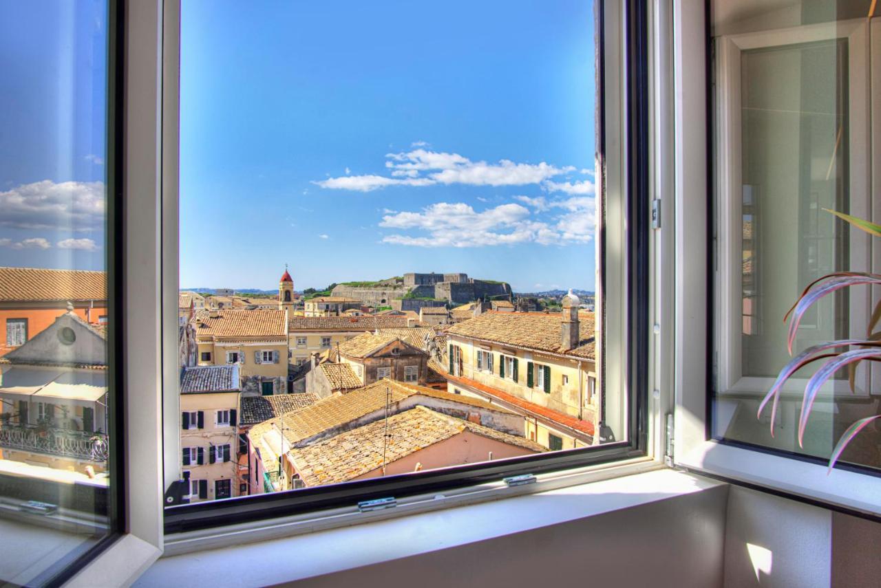The Heritage Penthouse! Old City Centre Corfu  Bagian luar foto